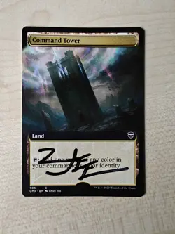 MTG Command Tower Borderless Artist Proof AP Signed Ryan Yee - Image 1