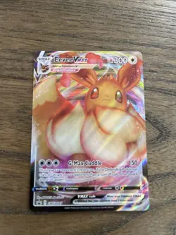 Eevee VMax SWSH087 Full Art Ultra Rare - 2021 Pokemon Black Star Promo NM - Image 1