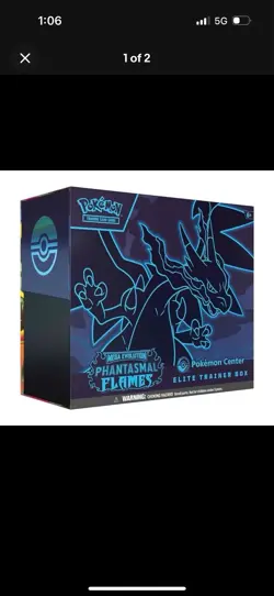 Mega Evolution-Phantasmal Flames Pokemon Center Elite Trainer Box PRE-SALE - Image 2