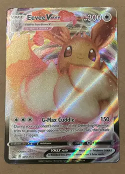 Pokemon TCG Eevee VMAX SWSH Black Star Promos SWSH087 Holo Promo-NM - Image 1
