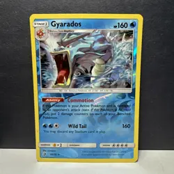 Pokemon Gyarados 20/70 Rev Reverse Holo SM Dragon Majesty NM Condition - Image 1