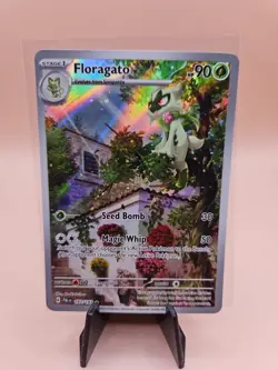 2023 Pokemon Floragato Scarlet & Violet Paldea Evolved Illustration Rare #197 LP - Image 1