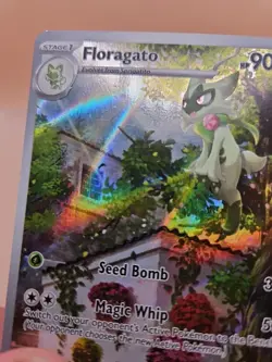 2023 Pokemon Floragato Scarlet & Violet Paldea Evolved Illustration Rare #197 LP - Image 4
