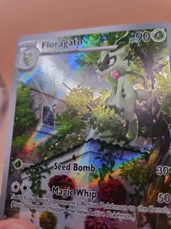 2023 Pokemon Floragato Scarlet & Violet Paldea Evolved Illustration Rare #197 LP - Image 5