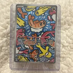TCG Pokemon Twilight Masquerade Tatsugiri 186/167 Illustration Rare Holo NM - Image 1