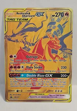 2021 Pokemon Reshiram & Charizard GX Tag Team SM247 Black Star Promo - Image 1