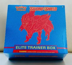 Pokemon TCG Sword & Shield Elite Trainer Box (ETB) [Zamazenta] - New/Sealed - Image 1