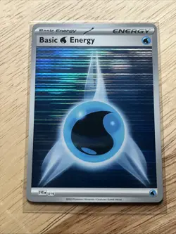 Basic Water Energy - SVE019 - Holo - Pokemon Black Bolt & White Flare - Image 1