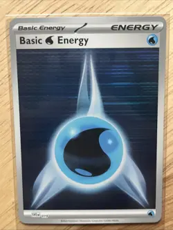 Basic Water Energy - SVE019 - Holo - Pokemon Black Bolt & White Flare - Image 2