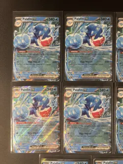 x8 Palafin ex 061/167 Double Rare Holo Pokemon TCG Twilight Masquerade NM - Image 2