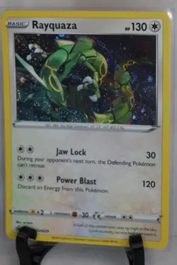 Pokemon Rayquaza SWSH029 Sword & Shield Cosmos Holo Black Star Promo - Image 1