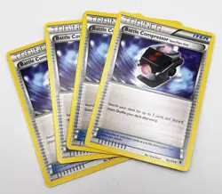Battle Compressor 92/119 x4 4x Pokemon Card Phantom Forces 2014 LP - Image 1