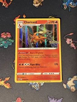 Pokemon Cards Charizard 010/078 Holo Rare Pokemon Go - (NM) - Image 1