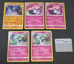 Pokemon TCG Sun & Moon (Multiple Sets) Bundle: Lot of 62 Cards, Holos/Duplicates - Image 2