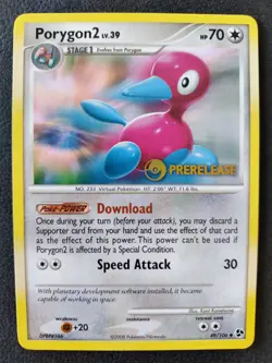 Pokemon Porygon2 Prerelease Stamp Promo Great Encounters Set 49/106 NM Card - Image 1