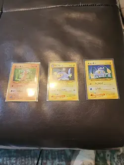 Lot Of 3 Vintage Japanese Pokemon Cards - Image 2