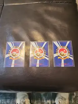 Lot Of 3 Vintage Japanese Pokemon Cards - Image 3
