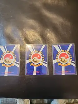 Lot Of 3 Vintage Japanese Pokemon Cards - Image 4