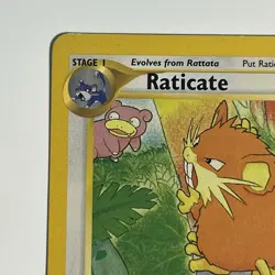 Pokemon TCG Raticate 6/18 Southern Islands Promo Slowpoke Pokemon Card LP - Image 2