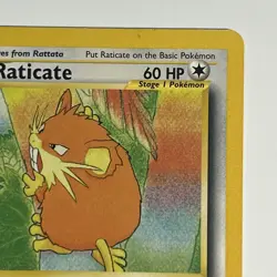 Pokemon TCG Raticate 6/18 Southern Islands Promo Slowpoke Pokemon Card LP - Image 3