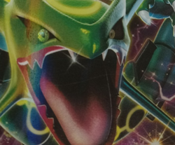 Rayquaza EX 123/XY-P CoroCoro Comic Promo Japanese Pokemon Card MP - Image 3