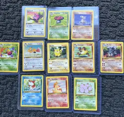 Pokemon Jungle 1st Edition Card Lot LP-NM Vileplume 31/64, Jigglypuff 54/64 More - Image 2