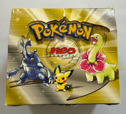 Pokemon Neo Genesis Empty Booster Box Opened No Cards - Image 2