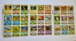 27 Pokemon Japanese Pocket Monsters Cards 1996 No Duplicates Pikachu NM - Image 1