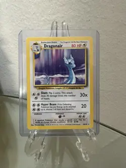 Pokemon TCG Dragonair Base Set Unlimited Rare Card 18/102 LP Condition - Image 1