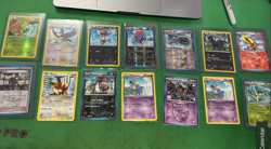 POKEMON BLACK & WHITE PLASMA FREEZE 14 CARD LOT EEVEE FLAREON Leafeon A059 rare - Image 1