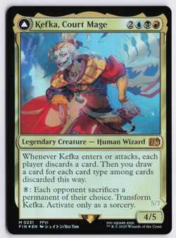 Kefka, Court Mage / Kefka, Ruler of Ruin Mythic MTG x FF NM Card Nonfoil - Image 1