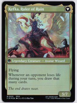 Kefka, Court Mage / Kefka, Ruler of Ruin Mythic MTG x FF NM Card Nonfoil - Image 2