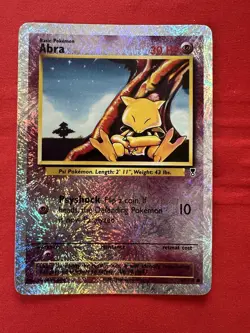 Abra 67/110 Legendary Collection 2002 Reverse Holo Pokemon TCG Card - Image 1