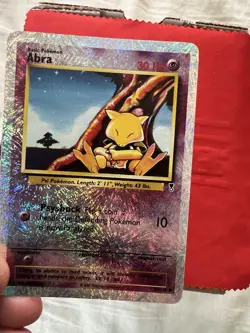 Abra 67/110 Legendary Collection 2002 Reverse Holo Pokemon TCG Card - Image 4