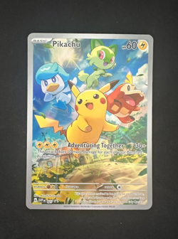 Pikachu SVP 027 Black Star Promo Pokemon Card Holo Near Mint - Image 1