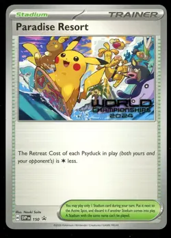 Pokemon World Championship 2024 Paradise Resort SVP 150 Hawaii Worlds Promo Card - Image 1