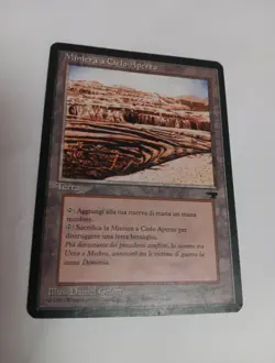 1x MTG Strip Mine (Uneven Horizon) *Italian* FBB LP Rare Card Commander - Image 1