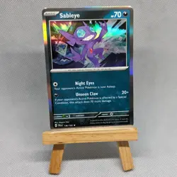 Sableye 136/193 - Paldea Evolved - Holo Rare - Pokemon Card TCG - NM/M - Image 1
