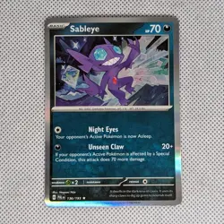 Sableye 136/193 - Paldea Evolved - Holo Rare - Pokemon Card TCG - NM/M - Image 4