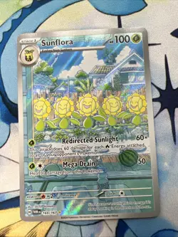 Sunflora 169/167 Twilight Masquerade Illustration Rare Holo Pokemon Card TCG NM - Image 1