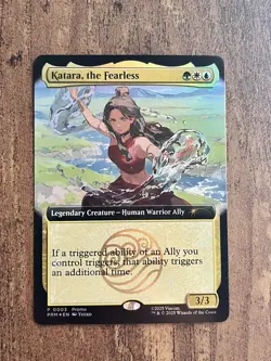 Magic The Gathering X Avatar Katara The Fearless Promo Card SDCC 2025 Exclusive - Image 1
