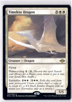 Timeless Dragon NM* Modern Horizons 2 ENGLISH 035/303 mtg -UnltdCards - Image 1