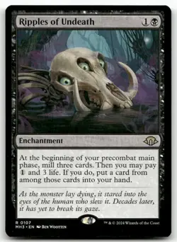 Ripples of Undeath #107 MTG Modern Horizons 3 NM X1 - Image 1