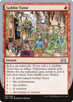 Goblin Tutor [Unsanctioned] Magic MTG - Image 1