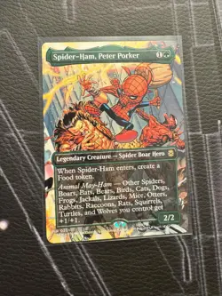Spider-Ham, Peter Porker Marvel's Spider-Man Borderless Rare - Image 1