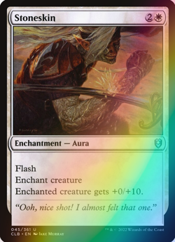 MTG - Stoneskin - Foil - CLB 045/361 - Battle for Baldur's Gate - Magic - Image 1