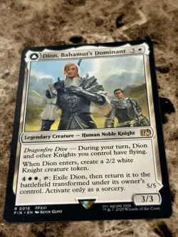 DION, BAHAMUT'S DOMINANT Magic the Gathering MTG Final Fantasy - Image 1