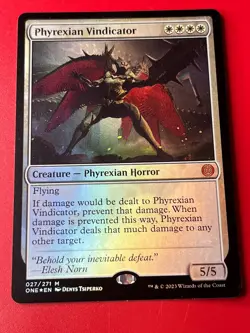 1x FOIL PHYREXIAN VINDICATOR - PHYREXIA - MTG - Magic the Gathering - Image 1