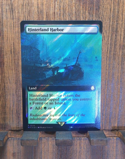 MTG - Hinterland Harbor (Surge Foil) - Fallout (PIP) NM Pack Fresh Condition - Image 1