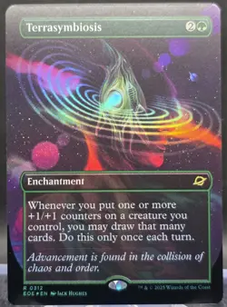 Terrasymbiosis #312 Edge of Eternities Borderless Foil Rare - Image 1